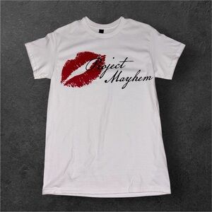 Uvsailles Project Mayhem Streetwear Kiss Tee Size S
